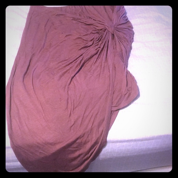 Charlotte Russe Dresses & Skirts - Charlotte Russe mauve asymmetrical knot skirt Charlotte Russe Dresses & Skirts - Charlotte Russe mauve asymmetrical knot skirt